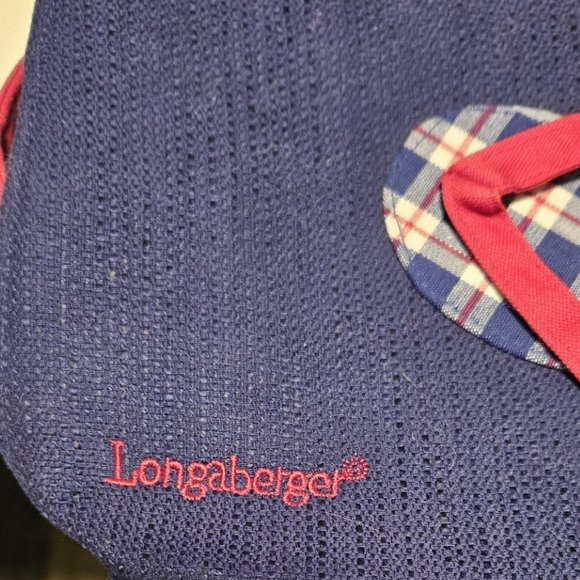 Collectible Longaberger Small Purse Tote Bag FLIP FLOP Beach Theme - Picture 3 of 4